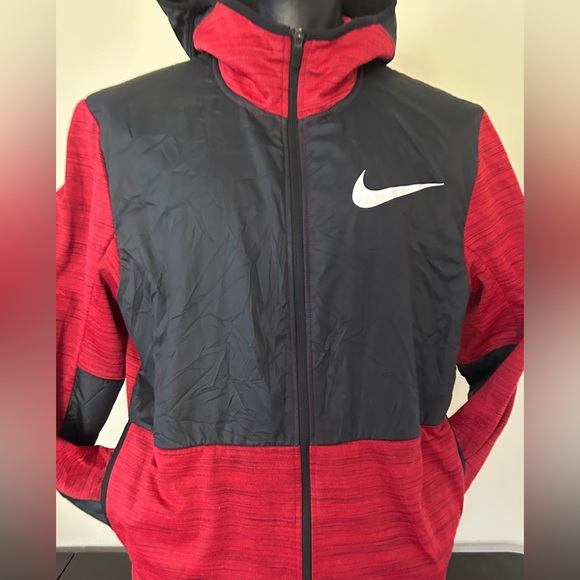 NIKE Dri-Fit Basketball splicing fleece lined men’s size 2XL full zip jacket - Picture 3 of 9